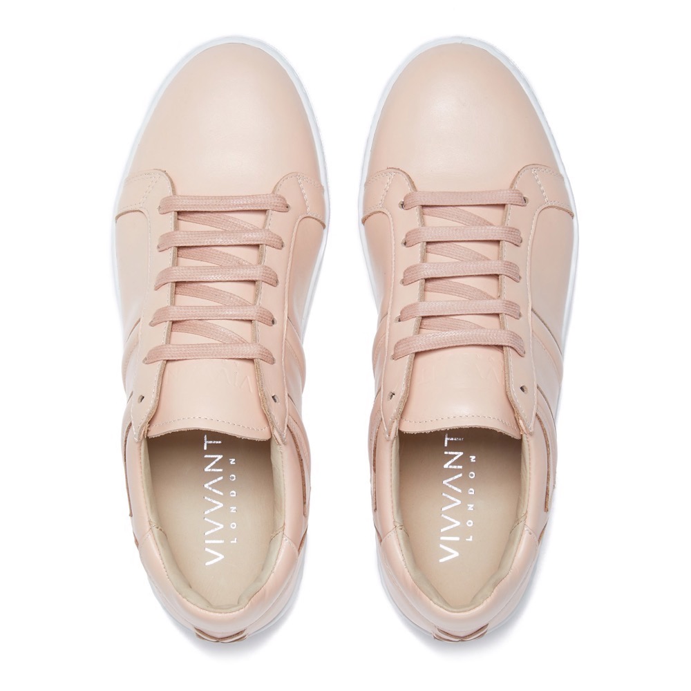Urban Pink Leather Sneakers | VIVVANT
