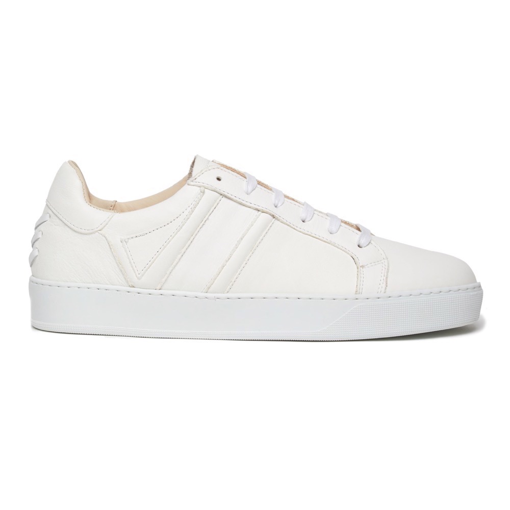 Urban White Leather Sneakers | VIVVANT